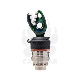US COLOR SHARK HEAD PUFFCO 3D XL GLASS CAP (Color: BK)