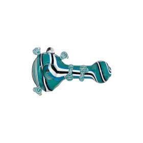 Full Color Special Wigwag Glass Hand Pipes (Color: 4)